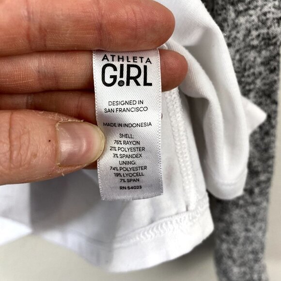 Athleta Girl Double Up Top Gray S - Picture 5 of 7